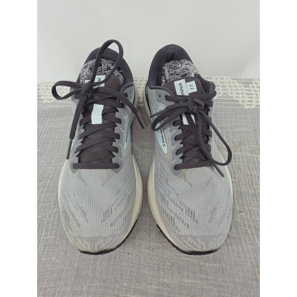 Brooks Ravenna 11 Womens Running Shoes Grey Silver 1203181B413 Size 7.5